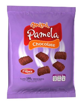 GALLETAS DULCES MINI PAMELA CHOCOLOTE X 180 G