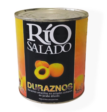 DURAZNOS AL NATURAL RÍO SALADO X 485 G