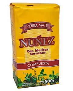 YERBA MATE COMPUESTA NUÑEZ X 500 G