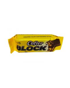 CHOCOLATE CON LECHE Y MANI COFLER BLOCK X 38 G